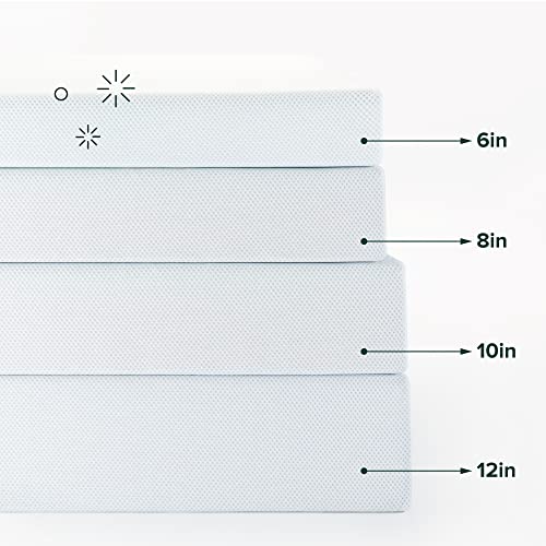 ZINUS 8 Inch Green Tea Cooling Memory Foam Mattress [New Version], Queen, Fiberglass Free, Medium Firmness, Cooling Gel Foam, Certified Safe Foams & Fabric, Mattress in A Box Zinus