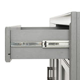 Crosley Furniture Tara 3-Piece Sideboard and Pantry Set, Distressed Gray Crosley Furniture