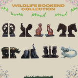 Comfy Hour Farmhouse Collection 9" Length 6" Height Set of 2 Rooster Design Art Bookends, 1 Pair, Antique Style, Heavy Weight, Rusty Effect, Polyresin Comfy Hour