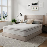 Novilla 12 Inch Full Size Mattress in a Box, Hypoallergenic & Back Pain Relief, Hybrid Full Mattresses with Smarts Coils, Fiberglass Free CertiPUR-US Certified Colchones No Box Spring Needed Novilla