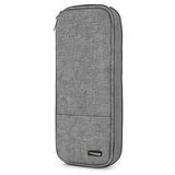 Teamoy Knitting Needles Case (Up to 14''), Travel Organizer Storage Bag for Knitting Needles, Tunisian Crochet Hooks and Accessories, Gray Teamoy