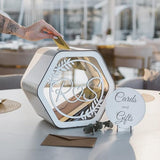 Wedding Card Box Personalized - Rustic Wedding Decorations for Reception Inside - Wood Card Box For Wedding Gift Card Box Holder - Wooden Card Box 2B1WEDDING