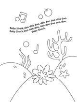 Super Simple™ Sing & Color: Baby Shark Coloring Book (Super Simple Kids Coloring Books) WoodArtSupply