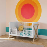 Storkcraft Equinox 3-in-1 Convertible Crib (Driftwood) - Easily Converts to Toddler Bed & Daybed, 3-Position Adjustable Mattress Support Base, Modern Two-Tone Design for Contemporary Nursery STORKCRAFT