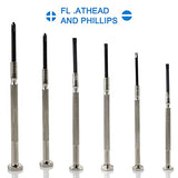 6 PCS Precision Screwdriver Sets, Eyeglass Repair Kit Screwdriver, Mini Screwdriver Set, Flat Head and Philips Head Screwdriver Sets, With 6 Different Sizes, Suitable For Watch, Electronic Repairs Lonisiv