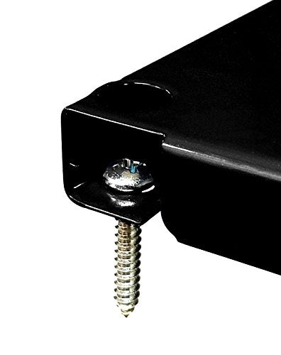 Wall Control Pegboard Organizer 4 ft. Metal Pegboard Standard Tool Storage Kit with Black Toolboard and Black Accessories Wall Control