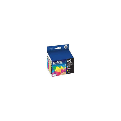 EPSON 69 DURABrite Ultra Ink Black & Color Combo Pack For CX-6000, CX-7000F, CX-7400, CX-8400, CX-9400, CX-9475, NX-400, NX-415, NX-510, NX-515, WF-1100, WF-600, WF-610 and other select models