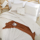 weigelia Beige Comforter Set Twin Boho Cream Twin Comforter with 1 Pillowcases - Soft Lightweight Cozy Bedding Set for All Season - Beige Comforter Twin Size for Women Teens Kids weigelia