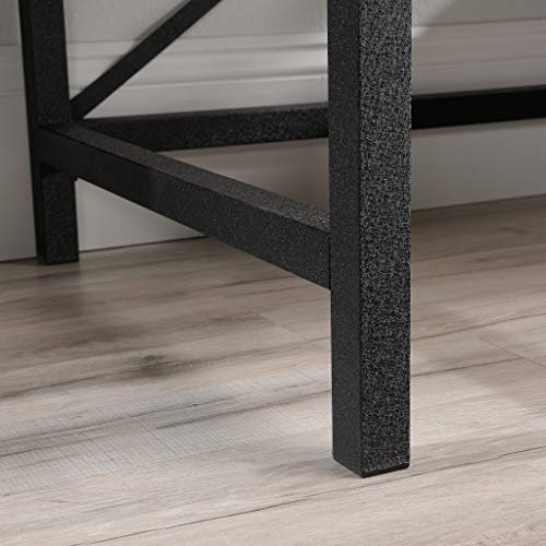 Sauder Steel River Desk, L: 47.48" x W: 23.47" x H: 29.53", Milled Mesquite finish Sauder