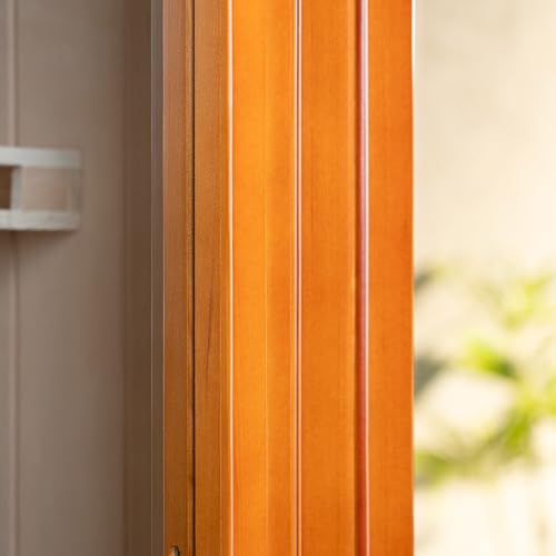 Woodbridge Infrared Home Sauna Room 2 Person Japanese Cedar Indoor Sauna with 7 Carbon Heaters, Red Light Therapy, Bluetooth Speaker, Intelligent Control Panel, Tempered Glass & Top Vent WOODBRIDGE