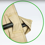 Ultra Grade RIPLOCK Fabric - Replacement Canopy Top Cover for Summer Veranda Gazebo Garden Winds