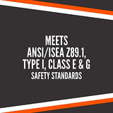 Malta Dynamics Made in US 4 Pt. Suspension Hard Hat, Ratchet Cap Style, Construction Hard Hat for Safety, OSHA/ANSI Compliant (1 Pack, White) Malta Dynamics