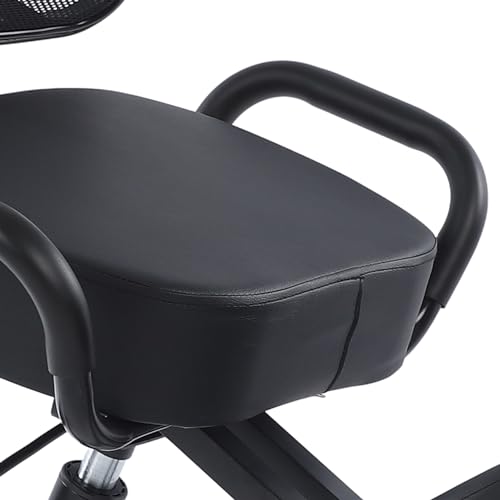 Ejoyous Kneeling Chair, Pneumatic Posture Correcting Knee Stool with Cushion Height Adjustable Rolling Orthopaedic Desk Stool for Banking Meeting Room Office Home Reception Ejoyous