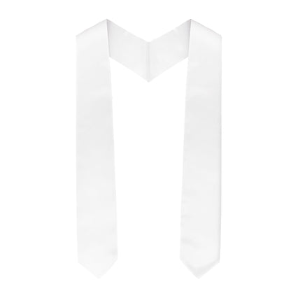 Graduation Stole Graduation Sash Graduation Stole Class of 2025 White Graduation Stole White Sash Honors Graduation Stoles Graduation Shawl Sublimation Stoles Blanks White Stole Graduation to Write on