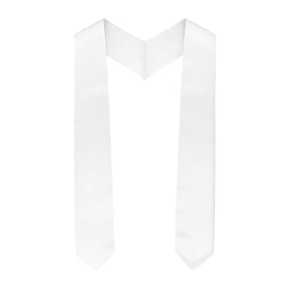 Graduation Stole Graduation Sash Graduation Stole Class of 2025 White Graduation Stole White Sash Honors Graduation Stoles Graduation Shawl Sublimation Stoles Blanks White Stole Graduation to Write on
