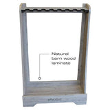 Rush Creek Creations 8-Gun Freestanding Storage Rack for Rifles and Shotguns, Indoor Standing Gun Display Rack, Barn Wood Rush Creek Creations