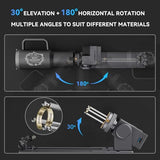 ATOMSTACK Maker R8 Laser Rotary Roller, Multi-Function Chuck for Ring, Sphere, Mug, 180° Angle Adjustable, 6000mm/min High Speed, Plug & Play, for ATOMSTACK, XTOOL, Creality, LightBurn ATOMSTACK