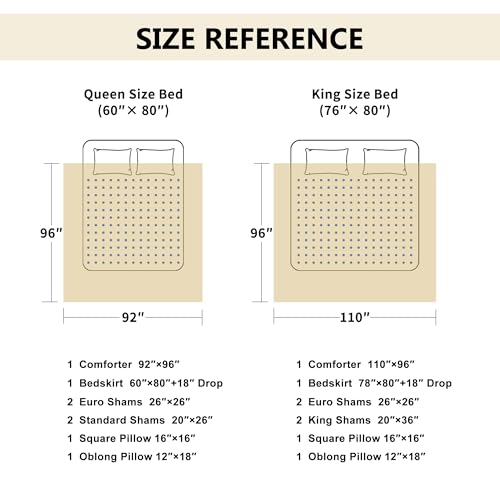 Loom and Mill 8-Piece Safari Comforter Set King Size, Leopard, Tiger, Giraffe, Zebra Animal Print Bedding Set, Patchwork Comforter with Bed Skirt, Euro Shams and Decorative Pillow(Black Gold, King) Loom and Mill