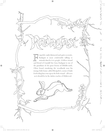 The Hobbit Movie Trilogy Coloring Book: Heroes and Villains WoodArtSupply