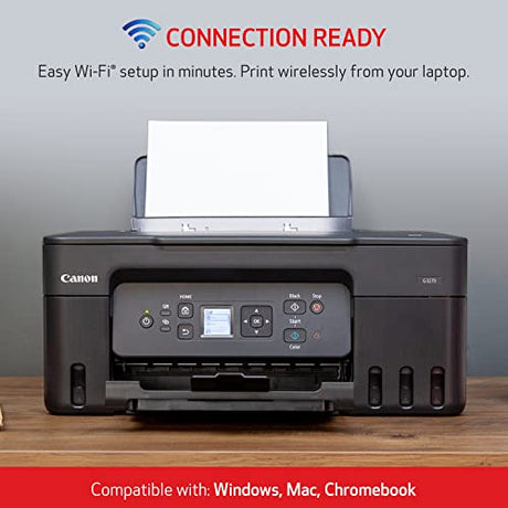 Canon MegaTank G3270 All-in-One Wireless Inkjet Printer. for Home Use, Print, Scan and Copy, Black Canon
