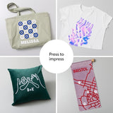 Cricut EasyPress® SE – 12 in x 10 in Heat Press - Heat Transfer Machine for T-Shirts, Sweatshirts, Blankets, Pillows, & More - Easy to Use - Blue Cricut