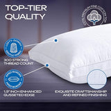 Maxi Deluxe Standard Size Bed Pillow – Ultra Soft & Comfortable – Versatile for Side, Back & Stomach Sleepers – 300TC Cotton Top – Single Pack – (Standard Size Pillow is 20 x 26) Maxi