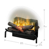 Dimplex Revillusion Electric Fireplace Log Insert - 20 Inch Faux Wooden Logs, Plug in Electric Heater; Remote Control Included - Supplemental Zone Heat | Model #RLG20 DIMPLEX