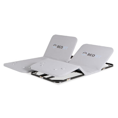 BedJet Adjustable Bed Frame - New Technology - Ultra-Slim 1.75" Thick Zero Clearance Legless Design for Any Bed Including Platform & Storage beds - Zero Gravity, Anti-Snore (Split King Frame Only)