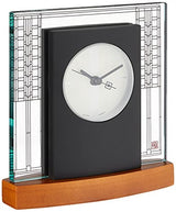 Bulova B7750 Glasner House Frank Lloyd Wright Clock, Light Cherry Stain Bulova
