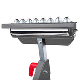 Protocol Equipment 3-in-1 Material Support Roller Stand, Can Convert Between Material Stop, Single Roller, or Multi-Ball Head, Powder-Coated Steel, 150-pound Capacity Steelman