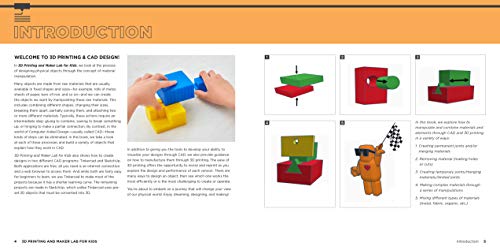 3D Printing and Maker Lab for Kids: Create Amazing Projects with CAD Design and STEAM Ideas (Volume 22) (Lab for Kids, 22) Quarry Books