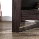 Walker Edison Wren Classic 6 Cubby TV Stand for TVs up to 80 Inches, 70 Inch, Espresso Walker Edison