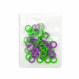 Clover Soft Stitch Ring Markers, Multicoloured, 5" Height, 2.6" Length, 0.2" Width Clover