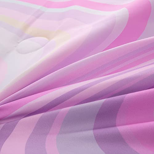Bodhi Girls Full Comforter Sets with Sheets,Pink Bedding Sets Full,Bed in A Bag Kids Bedding Set for Girls Full(1 Comforter, 1 Flat Sheet, 1 Fitted Sheet, 2 Pillowcases) Bodhi