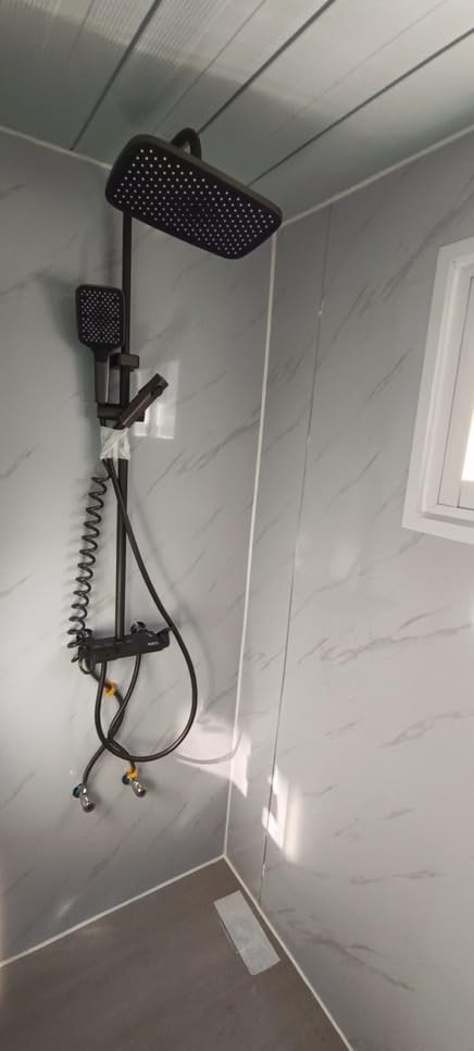 40Ft Pre Fabricated Expandable Container House | 3 Bedroom Set | Kitchen | Bathroom with a washbasin, Mirror and a Smart Toilet seat | Luxury Tiny Villa | Portable Home | 77 Square Metre Generic