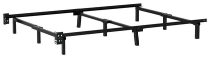 ZINUS Compack 7-Inch Metal Bed Frame for Box Spring & Mattress, Black, Queen - WoodArtSupply