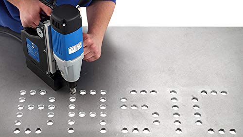 CS Unitec | MABasic 400 Portable Magnetic Drill Press | 1050W 2-Speed Benchtop Power Drill Machine w/up to 1-5/8" Diameter & 6-1/3" Depth of Cut CS Unitec