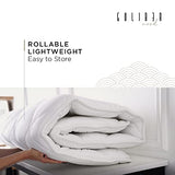 Goliber Japanese Futon Japanese Floor Bed, Tatami Foldable Bed, Roll Up Sleeping Pad, Shikibuton, (Queen 62 x 82 inch - 160 x 210 cm) Goliber