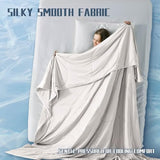 DOWNCOOL Cooling Comforter, White Cooling Blanket Twin Size, Cooling Duvet for Hot Sleeper, Breathable Summer Quilt, Lightweight Soft Q-Max>0.4 Arc-Chill Cool Comforter,68"X90" DOWNCOOL