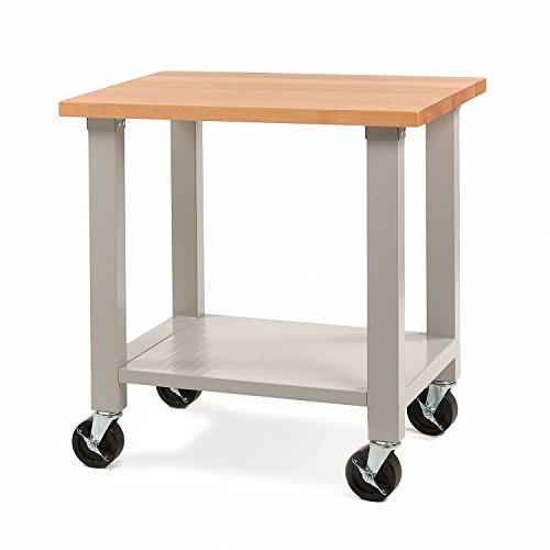 Seville Classics UltraHD Heavy-Duty Rolling Workstation, for Garage, Warehouse, Office, Classroom, Granite, 36" W x 24" D x 37.5" H Seville Classics