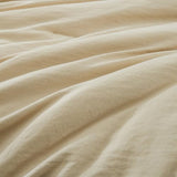 WRENSONGE Queen Comforter Set- 7 Pieces Beige Bed in a Bag Queen with Fitted Sheet, Flat Sheet, 2 Pillow Shams, and 2 Pillowcases- Warm Bed Set for All Season WRENSONGE