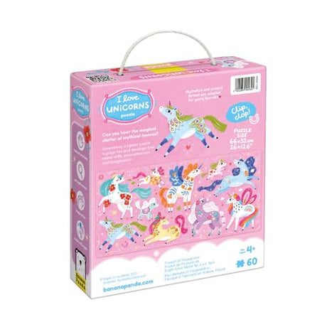 I Love Unicorns Puzzle 4+ Floor Puzzle Banana Panda