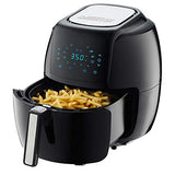 GoWISE USA 1700-Watt 5.8-QT 8-in-1 Digital Air Fryer with Recipe Book, Black GoWISE USA