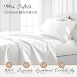Linen Market Brushed Microfiber Twin Sheet Set 3 Piece – Oeko-TEX Certified Ultra Soft & Wrinkle-Free - 16" Deep Pocket Sheets - Easy Care Twin Size - White Linen Market