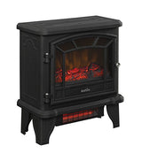 duraflame® Infrared Quartz Electric Fireplace Stove Heater, Black Duraflame
