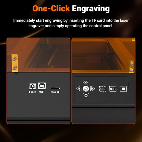 Mecpow X4 Pro 40W/20W Laser Engraver with Air Assist, Enclosed Laser Cutter with Camera and Led Lights, 30000mm/min Speed Laser Engraving Machine with Auto Fan for Metal and Wood, Acrylic,etc. Mecpow