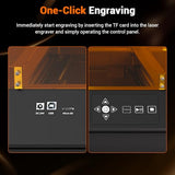 Mecpow X4 Pro 40W/20W Laser Engraver with Air Assist, Enclosed Laser Cutter with Camera and Led Lights, 30000mm/min Speed Laser Engraving Machine with Auto Fan for Metal and Wood, Acrylic,etc. Mecpow
