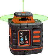 Johnson Level & Tool 40-6543 Self-Leveling Rotary Laser with GreenBrite Technology, 13.58", Green, 1 Kit Johnson