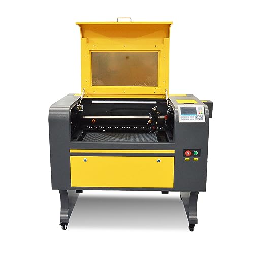 CO2 Laser Engraver 60W, 24" x 16" Laser Cutter Machine with 2-Way Pass Air Assist, Fashionable Color,Digital Control for Wood Acrylic Fabric More Sihao