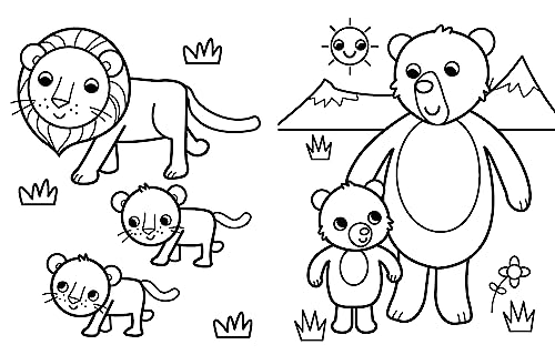 My Busy Baby Animals Coloring Book WoodArtSupply